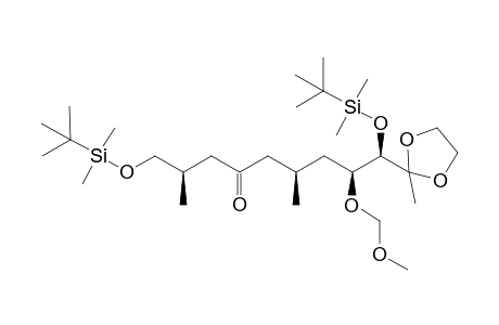 (6R,10R,12S,13R)-12-(methoxymethoxy)-2,2,3,3,6,10,15,15,16,16-decamethyl-13-(2-methyl-1,3-dioxolan-2-yl)-4,14-dioxa-3,15-disilaheptadecan-8-one