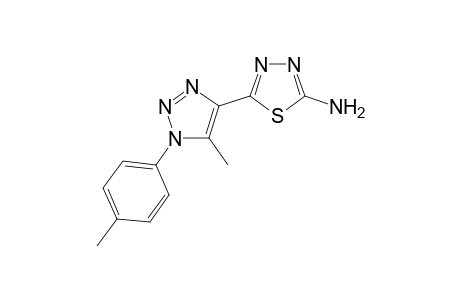 5-(5-Methyl-1-p-tolyl-1H-1,2,3-triazol-4-yl)-1,3,4-thiadiazol-2-amine