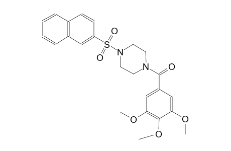 piperazine, 1-(2-naphthalenylsulfonyl)-4-(3,4,5-trimethoxybenzoyl)-