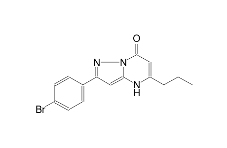 2-(4-bromophenyl)-5-propylpyrazolo[1,5-a]pyrimidin-7(4H)-one
