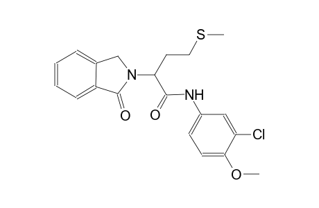 1H-isoindole-2-acetamide, N-(3-chloro-4-methoxyphenyl)-2,3-dihydro-alpha-[2-(methylthio)ethyl]-1-oxo-
