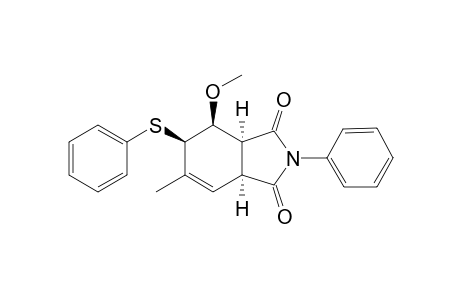 2-Methyl-4-methoxy-N-phenyl-3-(phenylthio)-7-azabicyclo[4.3.0]non-1-en-6,8-dione