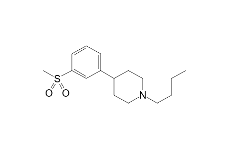 4-(3-Methanesulfonyl-phenyl)-1-butyl-piperidine