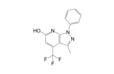3-Methyl-1-phenyl-4-(trifluoromethyl)-1H-pyrazolo[3,4-b]pyridin-6-ol