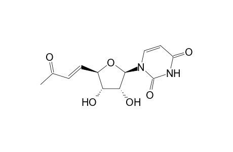 2,4(1H,3H)-Pyrimidinedione, 1-(5,6,8-trideoxy-.beta.-D-ribo-oct-5-enofuranos-7-ulos-1-yl)-