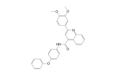 2-(3,4-dimethoxyphenyl)-N-(4-phenoxyphenyl)-4-quinolinecarboxamide