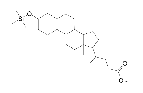 Cholan-24-oic acid, 3-[(trimethylsilyl)oxy]-, methyl ester, (3.alpha.,5.beta.)-