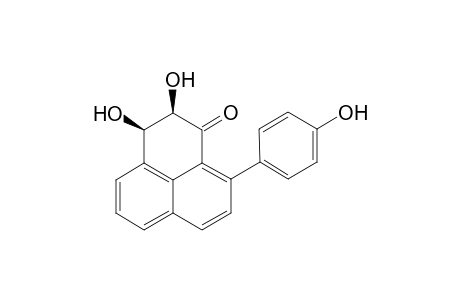 (-)-2,3-cis-2,3-Dihydro-2,3-dihydroxy-9-(4'-hydroxyphenyl)phenalen-1-one