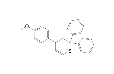 4-(p-Methoxyphenyl)-2,2-diphenyl-3,4-dihydro-2H-thiopyran
