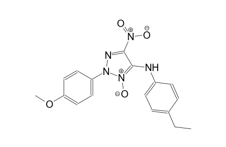 N-(4-ethylphenyl)-2-(4-methoxyphenyl)-5-nitro-2H-1,2,3-triazol-4-amine3-oxide