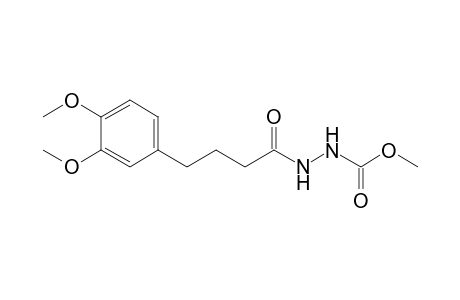 Methyl N-[4-(3,4-dimethoxyphenyl)butanoylamino]carbamate