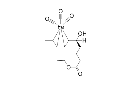 (5S*,6R*,9S*)-[(6,9-.eta.)-Ethyl 5-Hydroxy-trans-6,trans-8-decadienoate]tricarbonyliron complex