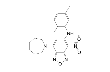 N-(2,5-dimethylphenyl)-7-hexahydro-1H-azepin-1-yl-4-nitro-2,1,3-benzoxadiazol-5-amine