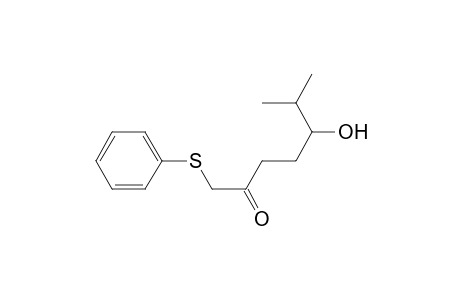 2-Methyl-6-oxo-7-(phenylthio)heptan-3-ol