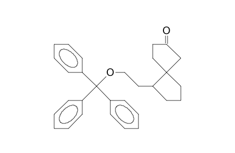6-(2-Trityloxy-ethyl)-spiro(4.4)nonan-2-one
