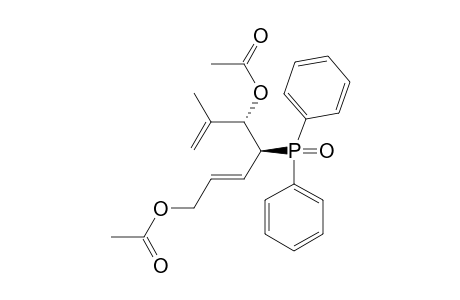 (4RS,5SR)-(E)-4-DIPHENYLPHOSPHINOYL-6-METHYLHEPTA-2,6-DIENE-1,5-DIYL-DIACETATE;anti-ISOMER