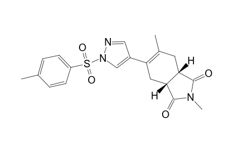2,5-Dimethyl-6-[1-toluene-4-sulphonyl)-1H-pyrazol-4-yl]-3a,4,7,7a-tetrahydroisoindole-1,3-dione