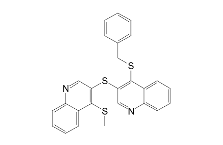 3-(4-benzylsulfanylquinolin-3-yl)sulfanyl-4-methylsulfanylquinoline