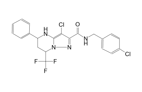 3-chloro-N-(4-chlorobenzyl)-5-phenyl-7-(trifluoromethyl)-4,5,6,7-tetrahydropyrazolo[1,5-a]pyrimidine-2-carboxamide