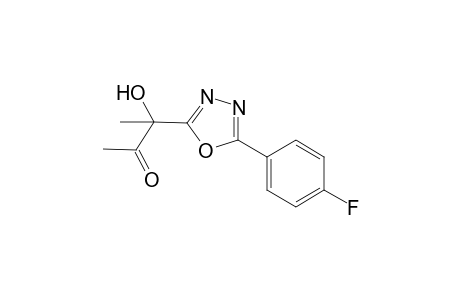 3-[5-(4-Fluorophenyl)-1,3,4-oxadiazol-2-yl]-3-hydroxybutan-2-one
