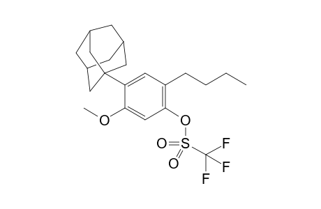 4-(adamantan-1-yl)-2-butyl-5-methoxyphenyl trifluoromethanesulfonate