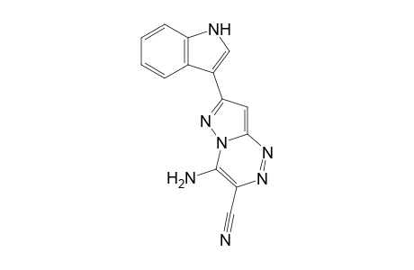 4-Amino-7-(1H-indol-3-yl)pyrazolo[5,1-c][1,2,4]triazine-3-carbonitrile