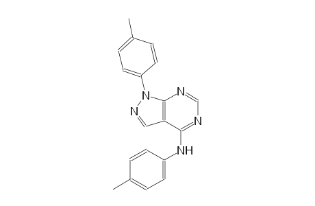 N-(4-methylphenyl)-N-[1-(4-methylphenyl)-1H-pyrazolo[3,4-d]pyrimidin-4-yl]amine