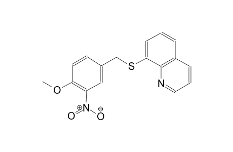 8-(4-Methoxy-3-nitro-benzylsulfanyl)-quinoline