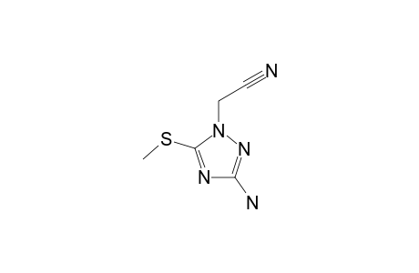 5-Amino-2-cyanomethyl-3-methylthio-1,2,4-triazole