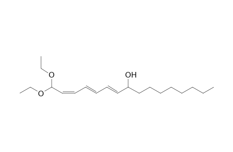 (2Z,4E,6E)-1,1-Diethoxyhexadeca-2,4,6-trien-8-ol