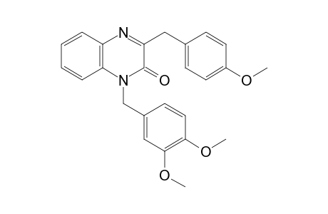 3-(p-METHOXYBENZYL)-1-VERATRYL-2(1H)-QUINOXALINONE