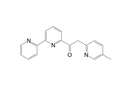 2-(5-Methyl-2-pyridinyl)-1-[6-(2-pyridinyl)-2-pyridinyl]ethanone