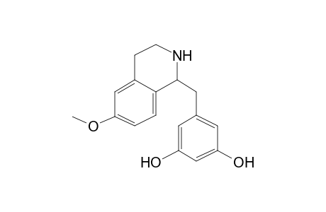 5-[(6-Methoxy-1,2,3,4-tetrahydro-1-isoquinolinyl)methyl]-1,3-benzenediol