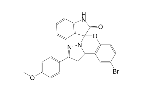 9-bromo-2-(4-methoxyphenyl)-1,10b-dihydrospiro[benzo[e]pyrazolo[1,5-c][1,3]oxazine-5,3'-indolin]-2'-one