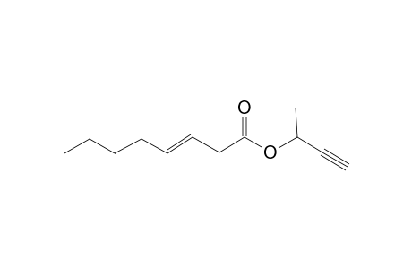 oct-3-Enoic acid, but-3-yn-2-yl ester