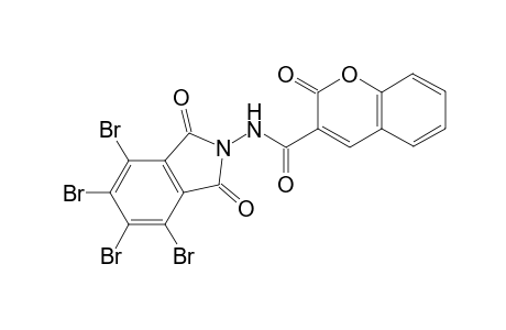 2-Oxo-N-(4,5,6-tribromo-1,3-dioxoisoindolin-2-yl)-2H-chromene-3-carboxamide