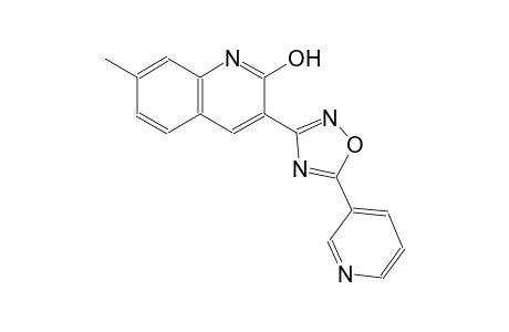 7-methyl-3-[5-(3-pyridinyl)-1,2,4-oxadiazol-3-yl]-2-quinolinol