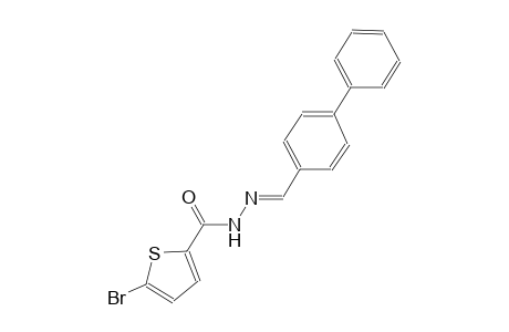 N'-[(E)-[1,1'-biphenyl]-4-ylmethylidene]-5-bromo-2-thiophenecarbohydrazide