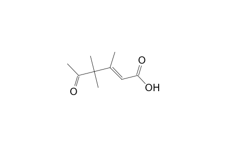 2-Hexenoic acid, 3,4,4-trimethyl-5-oxo-, (E)-