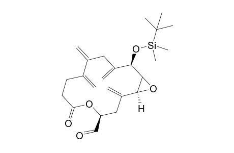 (1S,4S, 13R)-13-[(t-Butyl)dimethylsilyloxy]-6-oxo-2,9,10,12-tetramethylene-5,15-dioxabicyclo[12.1.0]pentadecane-4-carbaldehyde