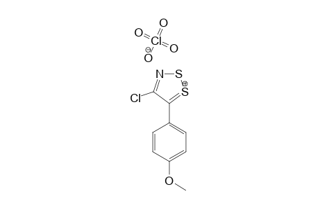 4-CHLORO-5-(4-METHOXYPHENYL)-1,2,3-DITHIAZOLIUM-PERCHLORATE