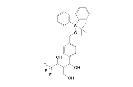 1-[4'-[(t-Butyl)diphenylsilyloxymethyl]phenyl}-2-(hydroxymethyl)-4,4,4-trifluorobutane-1,3-diol