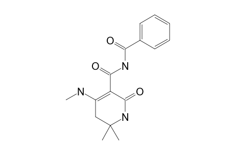 N-BENZOYL-1,2,5,6-TETRAHYDRO-6,6-DIMETHYL-4-METHYLAMINO-2-OXOPYRIDINE-3-CARBOXAMIDE