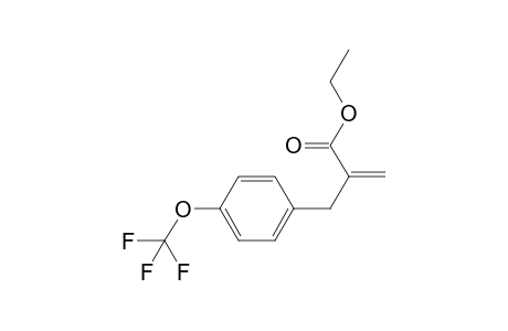 ethyl 2-[[4-(trifluoromethoxy)phenyl]methyl]prop-2-enoate