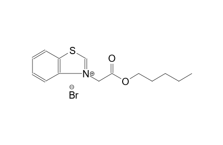 3-[2-oxo-2-(pentyloxy)ethyl]-1,3-benzothiazol-3-ium bromide