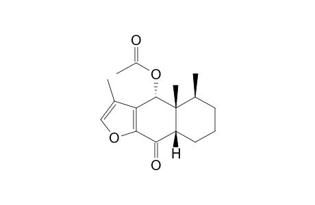 Naphtho[2,3-b]furan-9(4H)-one, 4-(acetyloxy)-4a,5,6,7,8,8a-hexahydro-3,4a,5-trimethyl-, [4R-(4.alpha.,4a.beta.,5.beta.,8a.beta.)]-