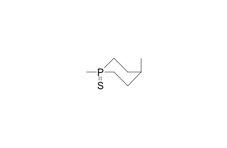 cis-1,4-Dimethyl-phosphorinane-1-sulfide