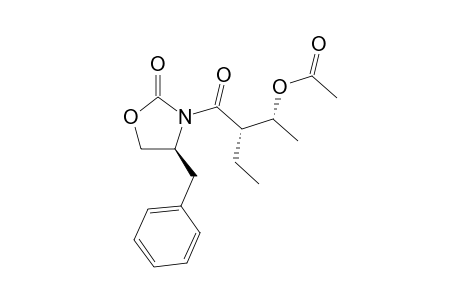 (4S,2'S,3'R)-N-(3-Acetoxy-2-ethylbutanoyl)-4-benzyl-2-oxazolidinone