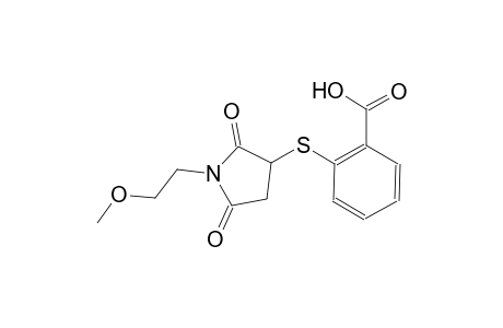 benzoic acid, 2-[[1-(2-methoxyethyl)-2,5-dioxo-3-pyrrolidinyl]thio]-