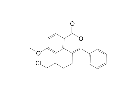4-(4-Chloro-n-butyl)-6-methoxy-3-phenyl-1H-isochromen-1-one